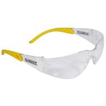 DEWALT DPG54-1D PROTECTOR Clear High Performance Lightweight Protective Safety Glasses With Wraparound Frame -Yellow/Clear (Packaging may vary)