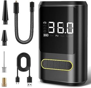 GADGETRONICS Smart Tyre Inflator Tyre Air Pump for Car & Bike | 150 PSI | 6000 mAh | Digital Display | 5 Air Fill Modes |Portable Electric Tyre Air Inflator Pump (1 Year Warranty)
