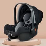 R for Rabbit Picaboo Sportz Baby Carry Cot, 3 in 1 Multi Purpose Kids Carry Cot, Feeding Chair, Rocker for Infant Babies of 0 to 15 Months & Weight Capacity Upto 13 Kgs (Grey Black)