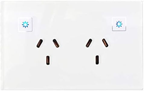 3A WiFi Smart Double Power Point Outlet Socket Plug for Alexa, Google Home Voice Control and Home Automation