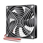 GDSTIME 120mm Fan 120 x 25mm Computer Fan 12CM PC Fan 120mm Dual Ball Bearing Brushless Cooling Fan 24V Fan 2000 RPM Case Cooler For PSU Cabinet Workstation Ventilation Cooling Fan Replacement