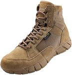 ANTARCTICA Men's Lightweight Military Tactical Boots for Hiking Work Boots, Coyote Brown, 11