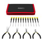 Stalwart 75-5216 16-Piece Precision Jewelers Tool Set with Case