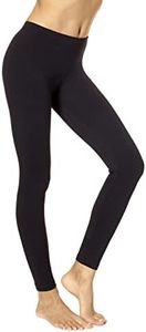 No Nonsense Women's Cotton Legging, Black, XX-Large