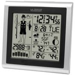 La Crosse Technology 308-1451 Atomic Forecast Station with Fisherman Icon, In/Out Temperature, Humdity, Barometer, Sunrise/Sunset, Dual Alarms