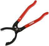 ARES 56032- Locking Jaw Oil Filter Pliers - 2 1/2-Inch to 4 1/2-Inch Jaw Opening - 12-Inch Adjustable Oil Filter Wrench Features Long Handles with Nonslip Grips and Locking Jaw Design