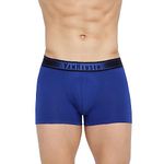 Van Heusen Cotton Men Colour Fresh Trunks - No Ride Up, Solid_10050_Sodalite Blue_L, Large