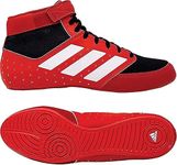 adidas Men's Mat Hog 2.0 Wrestling Shoe (Red/Black/White, 11.5)