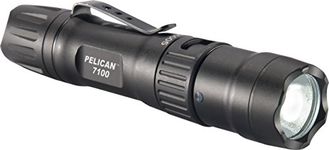 Pelican 7100 Rechargeable Tactical Flashlight (Black), Multi, One Size (071000-0000-110)