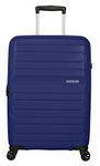American Tourister Sunside - Spinner M, Expandable Case, 68 cm, 72.5/83.5 L, Blue (Dark Navy)