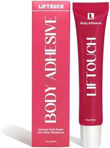Body Adhesive Glue for Clothes 30ml, Sweat Proof, Water Wash Off Skin Adhesive, Fabric-Safe Liquid Fashion Glue for Low-Cut Styles