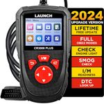 LAUNCH Professional OBD2 Scanner Diagnostic Tool CR3008 Plus,One-Key I/M,Lifetime Update Code Reader,Enhanced Check Engine Code Reader OBDII Car Scan Tool for All Vehicles After 1996,Battery Test