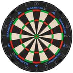 Mission Darts | Samurai 4 | Professional Bristle Dartboard | Knife Wire | White OR Graphite Spider Edition (Graphite)