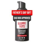 Happy Nuts Mens Comfort Powder Spray: Anti Chafing & Deodorant, Aluminum-Free, Sweat and Odor Control for Groin and Men's Private Parts