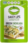 Saucy Lips Green Enchilada Sauce - Tangy Tomatillo Mexican Blend, Handcrafted Salsa Verde, Versatile Cooking Sauce, 8oz