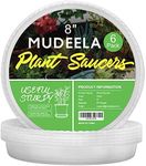 MUDEELA 6 Pack of 8 inch Plant Sauc