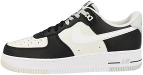 Nike Men's Air Force 1'07 Shoes Basketball, Black/Phantom/White/Light Silver, 8.5