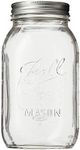 Jarden Home Brands Ball Mason 32-Ounce Canning Jars, Quart, 12 Count