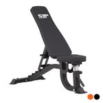 Mirafit M150 Fully Adjustable Flat & Incline Weight Bench - Black