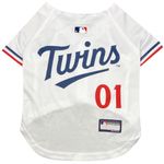 MLB Jersey for Dogs & Cats - Baseball Minnesota Twins Pet Jersey, XX-Large.