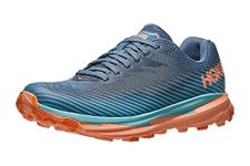 HOKA Women's Torrent 2, Trail-Running Shoes, Blue (RealTeal/Cantaloupe RTCN), 5 UK