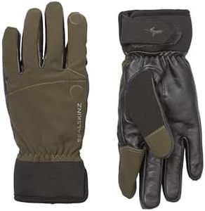 SEALSKINZ | Broome | Unisex Waterproof All Weather Sheepskin Palm Gloves | Sporting Glove | Three-Layer Insulation Technology