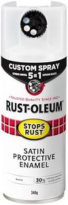 Rust-Oleum Stops Rust 5-in-1 Custom Spray, Satin White, 340 g