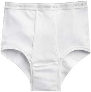 Stanfields Men’s Briefs, 6-Pack (White, Large)