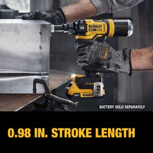 DEWALT 20V MAX XR Cordless Rivet Tool, 3/16” – Bare Tool