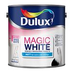 Dulux Magic White Matt Emulsion Paint - Pure Brilliant White - 2.5 Litre, 5275002