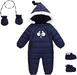 Infant Snowsuit Romper Jumpsuit Thi