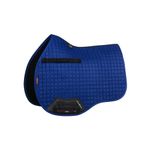 LeMieux General Purpose Suede Square Saddle Pad - English Saddle Pads for Horses - Equestrian Riding Equipment and Accessories (Benetton Blue - Large)