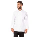 Chef Works mens Le Mans Coat chefs jackets, White, Small US