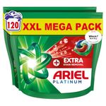 Ariel All-in-1 Washing Pods, Laundry Detergent Liquid, 120 Washes (60 x 2), With Oxi Stain Removers Effect, Extra Stain Removal For Extra Hygiene