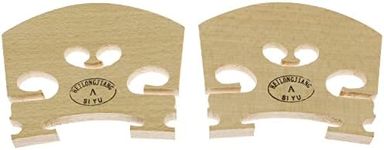 BLLNDX Violin Bridge 2PCS 4/4 Full Size Solid Maple Violin Bridges