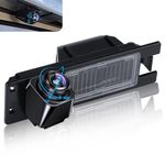 Reversing Camera 360° Rotatable Reverse Camera 170° Wide Angle Rear View Camera Universal Rear Camera Licence Plate Light Bracket for Opel Astra H/J/Corsa D/Vectra C/Zafira B/Insignia/Buick Regal