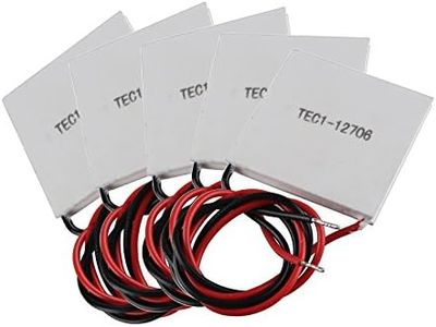 HALJIA 5 pcs TEC1 – 12706 – Disipador de calor termoeléctrico refrigeración Peltier placa módulo 12 V 60 W