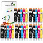 Colour Direct 550 551 Compatible Ink Cartridges for Canon Pixma iP7250 MG5650 MX925 MG6450 iX6850 MG5550 MX920 MX725 iP8750 MG6350 MG5450 MG6650 PGI-550XL CLI-551XL - 25 Pack (5 Sets)