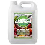 Elixir Gardens Liquid Growmore Concentrate | N.P.K 18-18-18 | 1-10 Litre Bottles Available | Vegetable, Fruit & Flower Food/Plant Fertiliser | 10 L Bottle