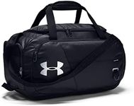 Under Armour Adult Undeniable Duffle 4.0 Gym Bag, Black (001)/Silver, X-Large