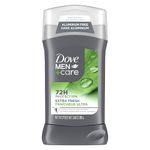 Dove Men+Care Aluminum Free Deodorant Stick, for 72H Odour Protection, Non-Irritant Formula, Extra Fresh, 85 g