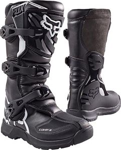 Fox Racing Unisex-Child Youth COMP 3 Motocross Boot,Black,Little Kid 1