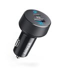 Anker Car Charger USB C, 32W 2-Port Compact Type C Car Charger with 20W Power Delivery and 12W PowerIQ, PowerDrive PD 2 with LED for iPad Pro, iPhone XS/Max/XR/X/8/7, Pixel 3/2/XL and More