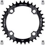 YBEKI 32T 34T 36T 38T Round Bicycle Chainring, Narrow Width Chainrings 104 BCD for Road Bike Mountain Bike BMX MTB