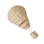 Floating Air Balloon Rattan hot air Balloon Large Basket Wicker hot air Balloon Props Decorative Hot Air Balloon Natural Wall- Mounted Air Balloon