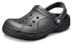 Crocs Unisex Ralen Lined Clog, Black/Black, 4 UK