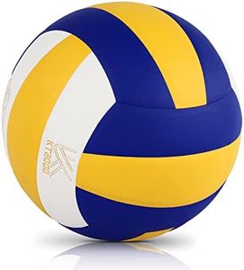 BBYESE Volleyball Official Size 5 Waterproof Soft Sand Volley Balls for Beginners Adults Men Women Indoor Outdoor Pool Beach Gym Game Training Competition Play Gift (1 Pack)