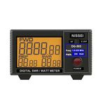 Fumei DG-503 Digital LCD 3.5" SWR/Watt Meter HF 1.6-60MHz & VHF/UHF 125-525MHz 1-200W for Two-Way Radio (2nd Generation)