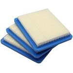 491588s Air Filter, Compatible with Briggs 491588, Toro 20332, Craftsman 3364, Premium Lawn Mower Air Cleaner (3Pcs)