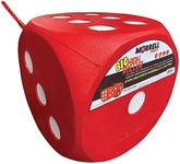 Morrell Big High Roller 17 Pound Compound and Crossbow 6 Sided Any Tip Dice Cube Archery Target with 6 sides, 21 bullseyes, and Carry Handle, Red
